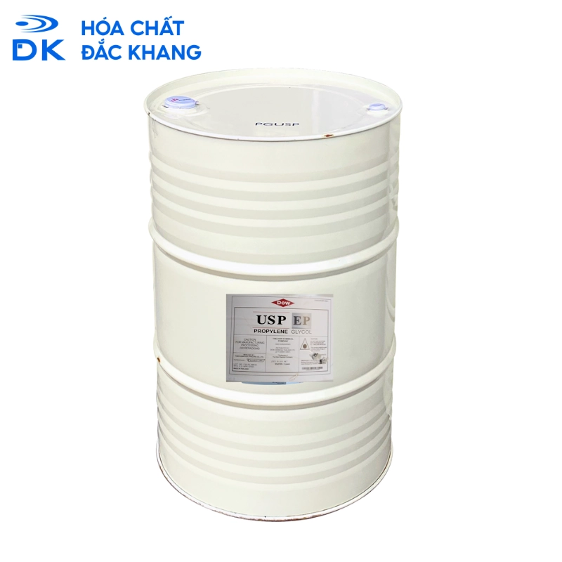Propylene Glycol (PG Dược), C3H8O2, Thái Lan, 215kg/Phuy