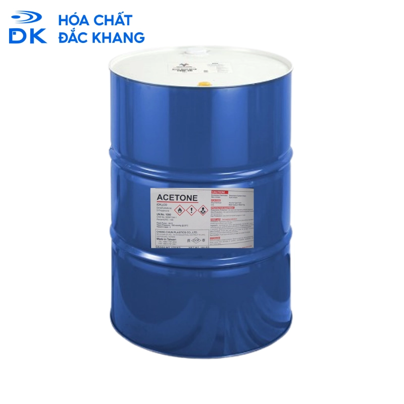 Acetone Công Nghiệp C3H6O 99,8%, Đài Loan, 160Kg/Phuy