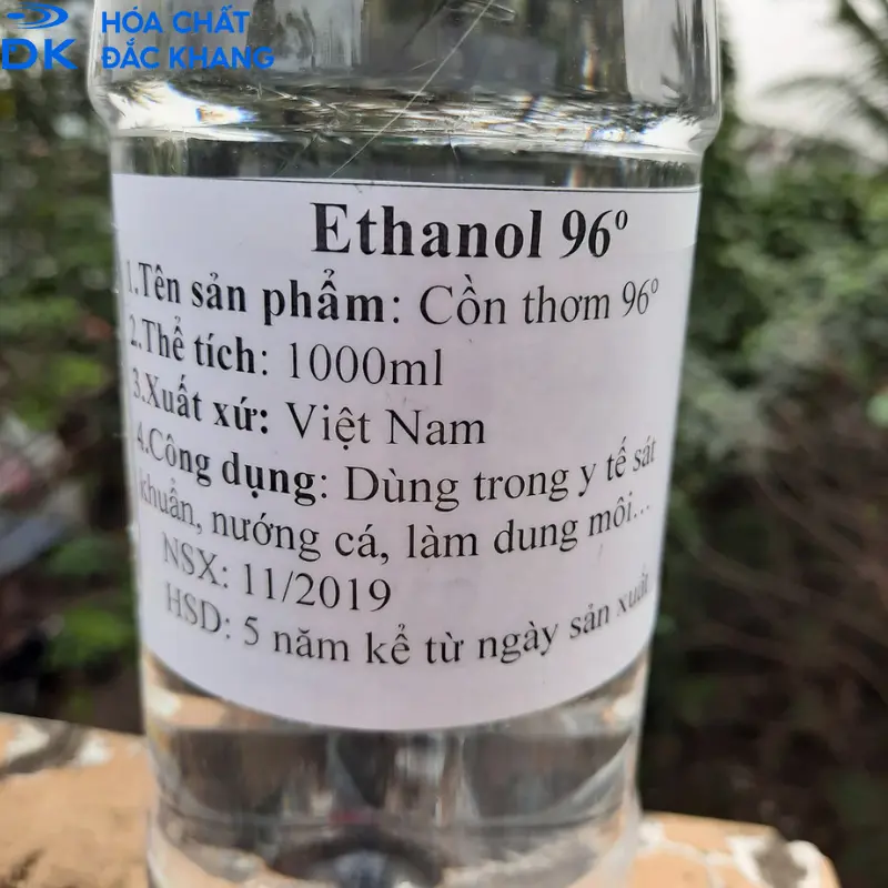 Báo giá cồn y tế 96 độ 