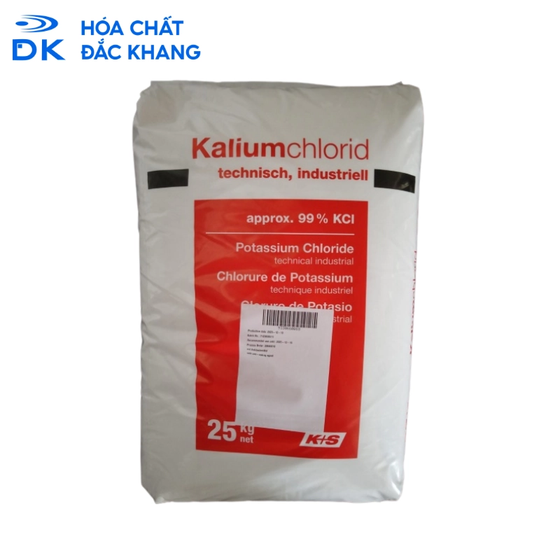 Potassium Chloride KCl 99%, Đức, 50kg/Bao