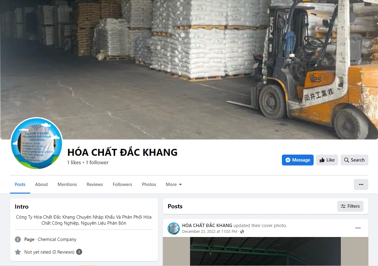 Hóa chất Đắc Khang